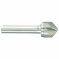 Morse Countersink, Chatterless, Series 5754, 12 Body Dia, 212 Overall Length, 14 Shank Dia, 6 Flut 56141